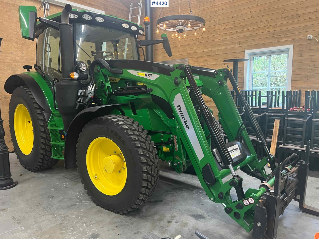 2024 John Deere 6150R w/ Quicke Front Loader & Bucket - Tractor: foto 4 2024 John Deere 6150R w/ Quicke Front Loader & Bucket - Tractor: foto 4