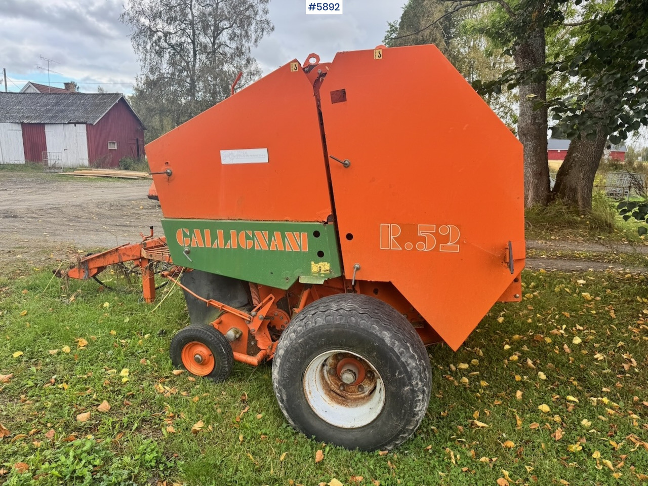 Approx. 1990 Callignani R52 Round baler - Maquinaria de henificación: foto 2 Approx. 1990 Callignani R52 Round baler - Maquinaria de henificación: foto 2
