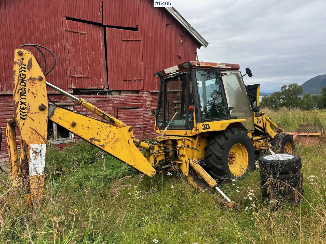 JCB Turbo 4x4 backhoe loader w/ pallet forks. Partial REP object. - Tractor: foto 4 JCB Turbo 4x4 backhoe loader w/ pallet forks. Partial REP object. - Tractor: foto 4