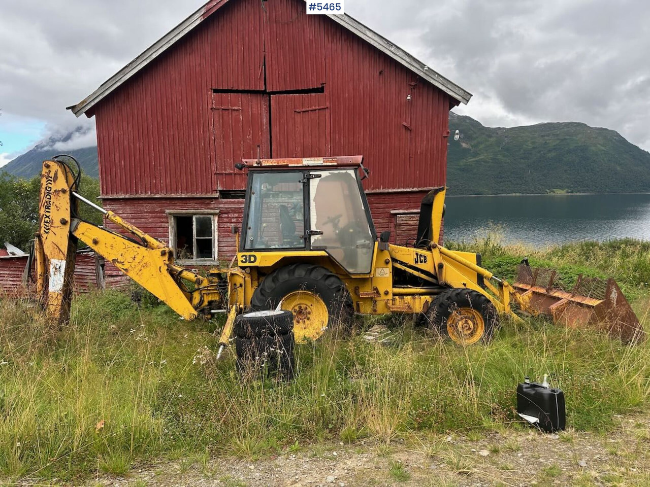 JCB Turbo 4x4 backhoe loader w/ pallet forks. Partial REP object. - Tractor: foto 3 JCB Turbo 4x4 backhoe loader w/ pallet forks. Partial REP object. - Tractor: foto 3