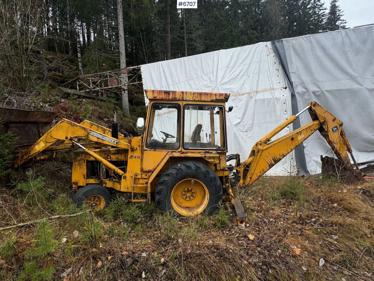John Deere 410 Backhoe loader - Tractor: foto 1 John Deere 410 Backhoe loader - Tractor: foto 1