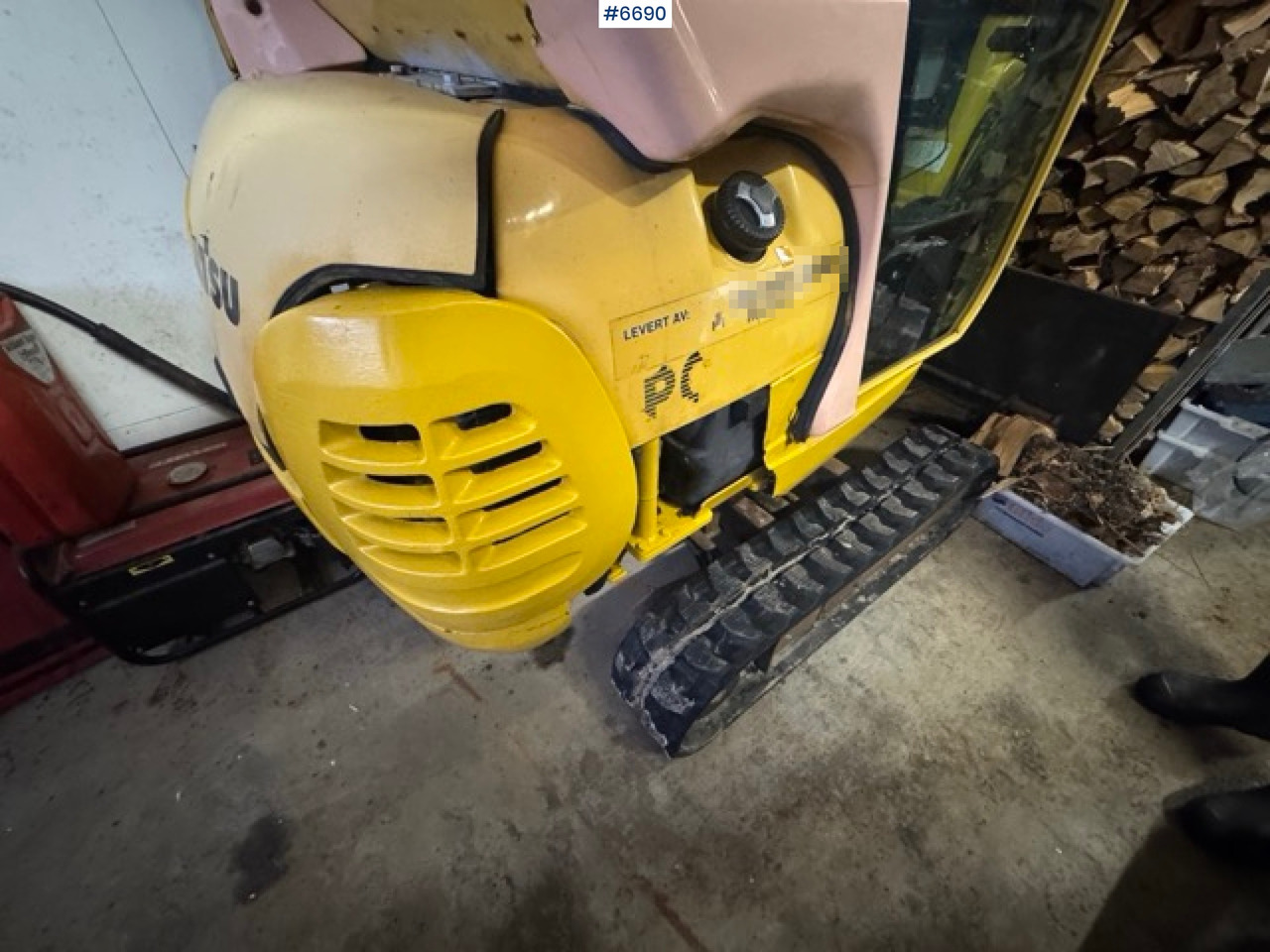 Excavadora Komatsu PC15R excavator with 2 buckets!: foto 9