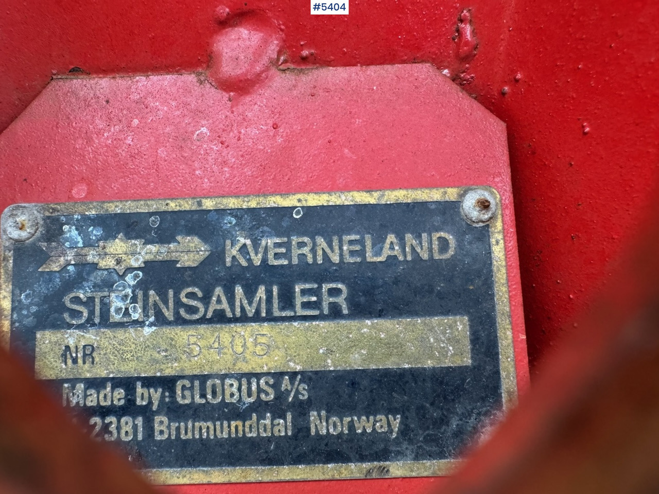 Equipo para trabajo del suelo Kverneland Stone Collector: foto 18