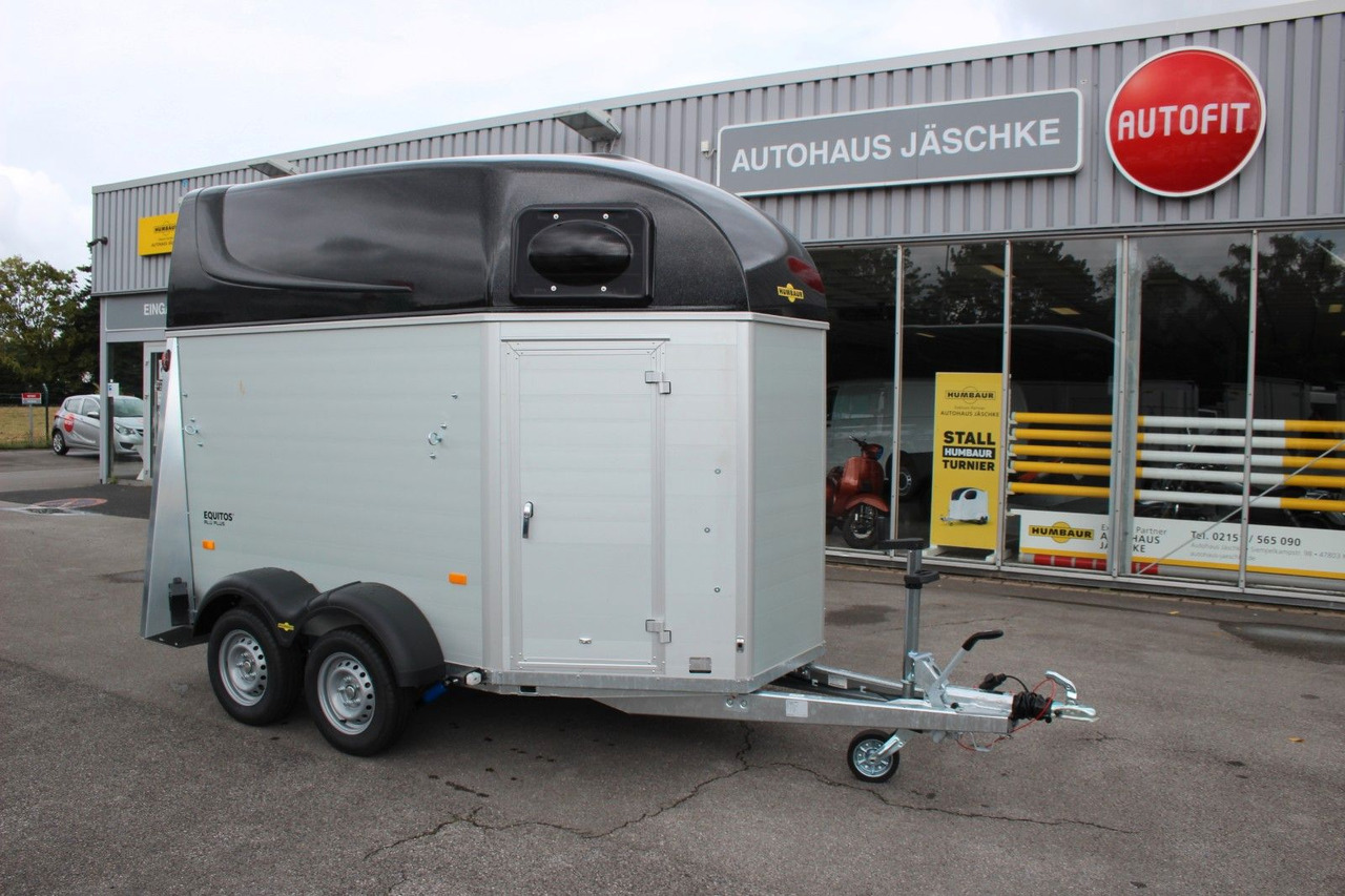 Humbaur Equitos Alu Plus 2400 Pferdeanhänger Sattelkamme - Remolque transporte de ganado: foto 1 Humbaur Equitos Alu Plus 2400 Pferdeanhänger Sattelkamme - Remolque transporte de ganado: foto 1