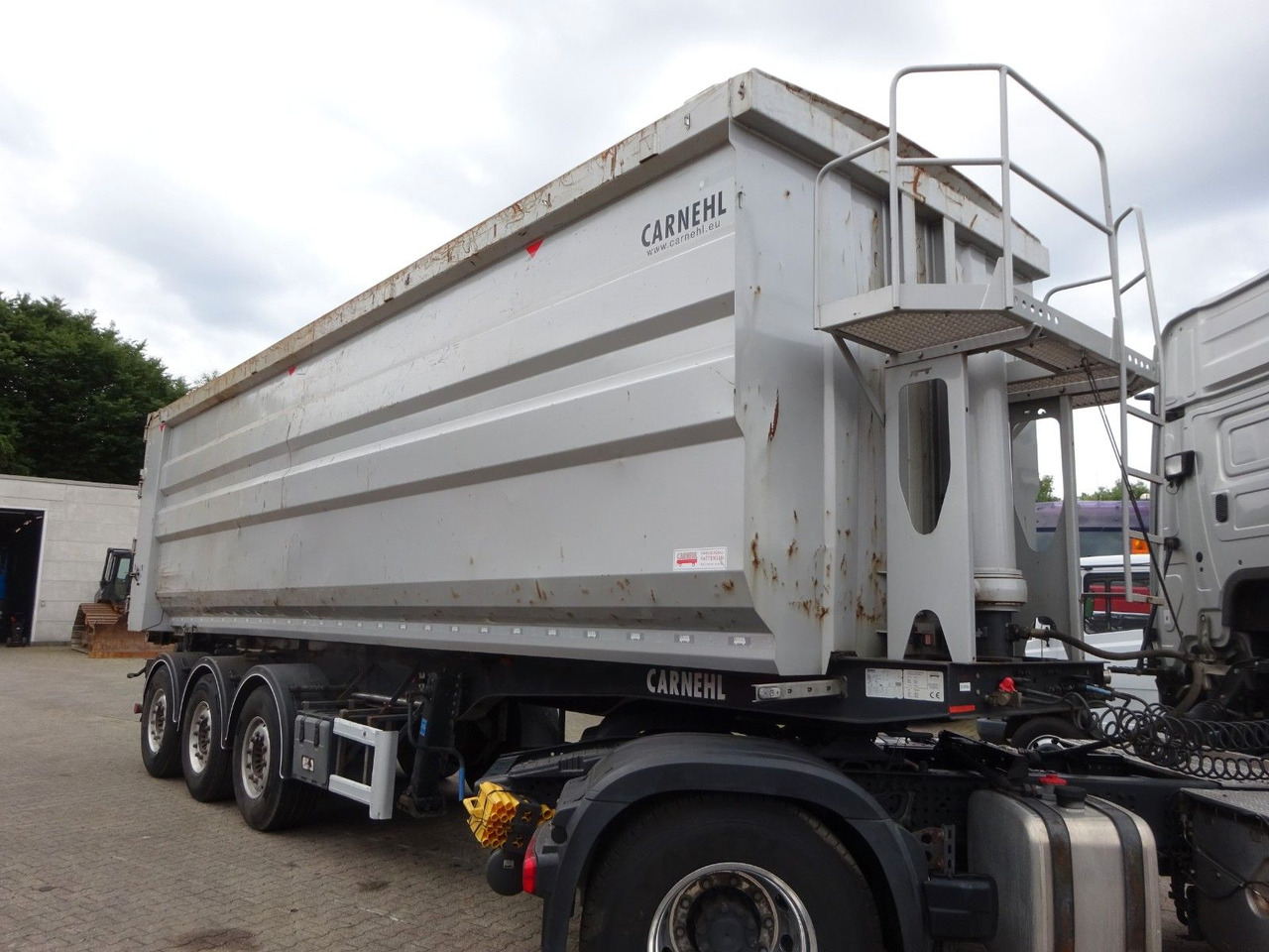 Carnehl Kipp Auflieger aus Stahl mit 3 Achsen 50 Kubik - Semirremolque volquete: foto 3 Carnehl Kipp Auflieger aus Stahl mit 3 Achsen 50 Kubik - Semirremolque volquete: foto 3