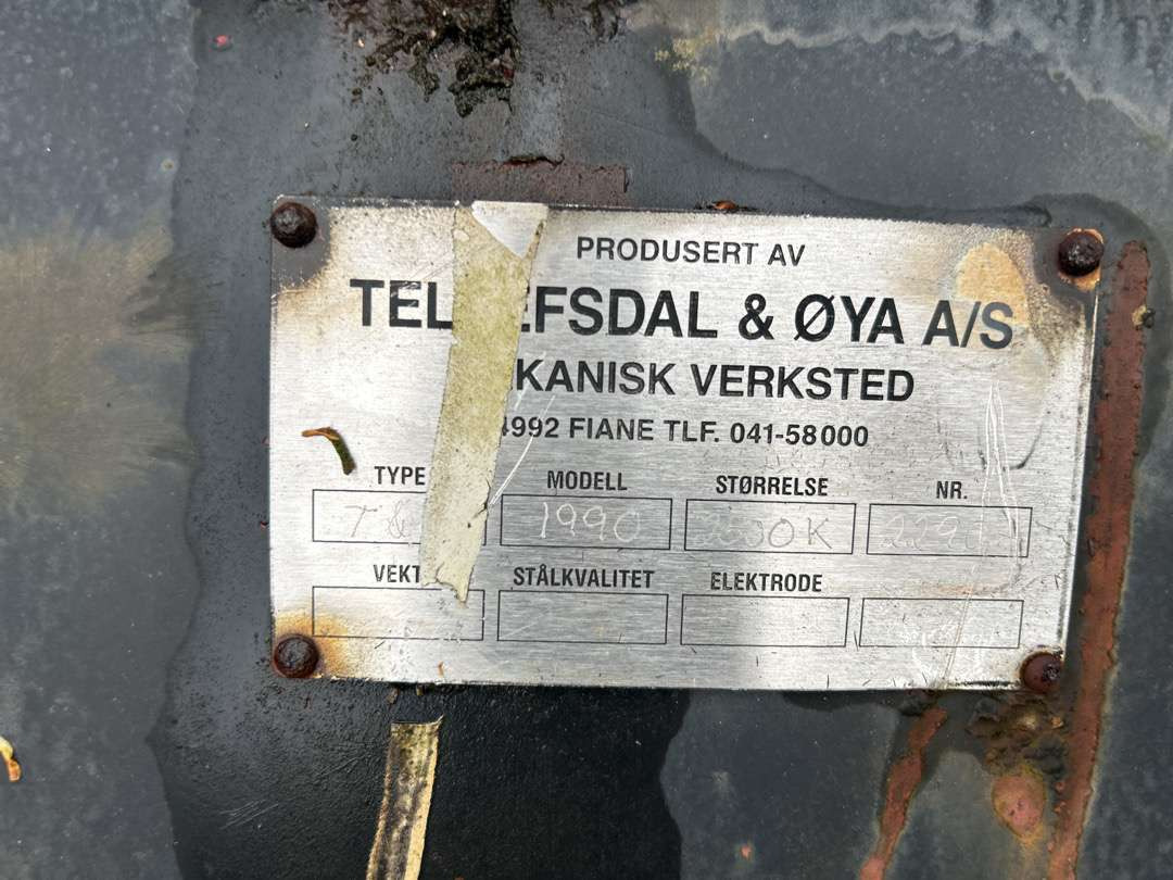 Snøskjær fra Tellefsdal. 250 cm - Implemento: foto 5 Snøskjær fra Tellefsdal. 250 cm - Implemento: foto 5