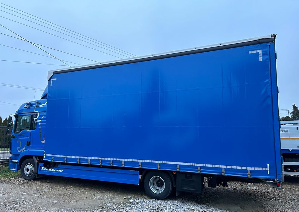 Camión lona MAN TGL 12.250 cena za ZESTAW TANDEM UNIKAT przebieg z Niemiec MANUAL HAK / EURO 6 / przyczepa zestaw jumbo / opony 80%: foto 6