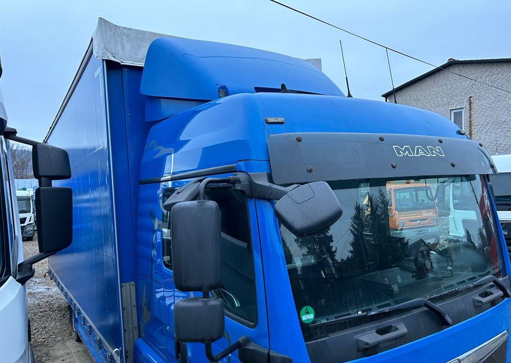Camión lona MAN TGL 12.250 cena za ZESTAW TANDEM UNIKAT przebieg z Niemiec MANUAL HAK / EURO 6 / przyczepa zestaw jumbo / opony 80%: foto 9