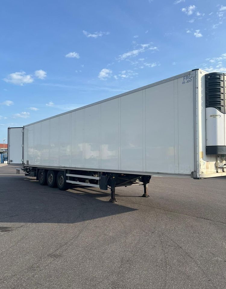 Schmitz Cargobull CARRIER MAXIMA 1300 / WINDA / DOPPEL STOCK / ŚCIANA GRODZIOWA / BELKI / PODNOSZONA OŚ / z Niemiec / TOP STAN 2011/ CARRIER CHŁODNIA CHLODNIA LODÓWKA PODWÓJNY ZAŁADUNEK PIĘTROWA - Semirremolque frigorífico: foto 1 Schmitz Cargobull CARRIER MAXIMA 1300 / WINDA / DOPPEL STOCK / ŚCIANA GRODZIOWA / BELKI / PODNOSZONA OŚ / z Niemiec / TOP STAN 2011/ CARRIER CHŁODNIA CHLODNIA LODÓWKA PODWÓJNY ZAŁADUNEK PIĘTROWA - Semirremolque frigorífico: foto 1