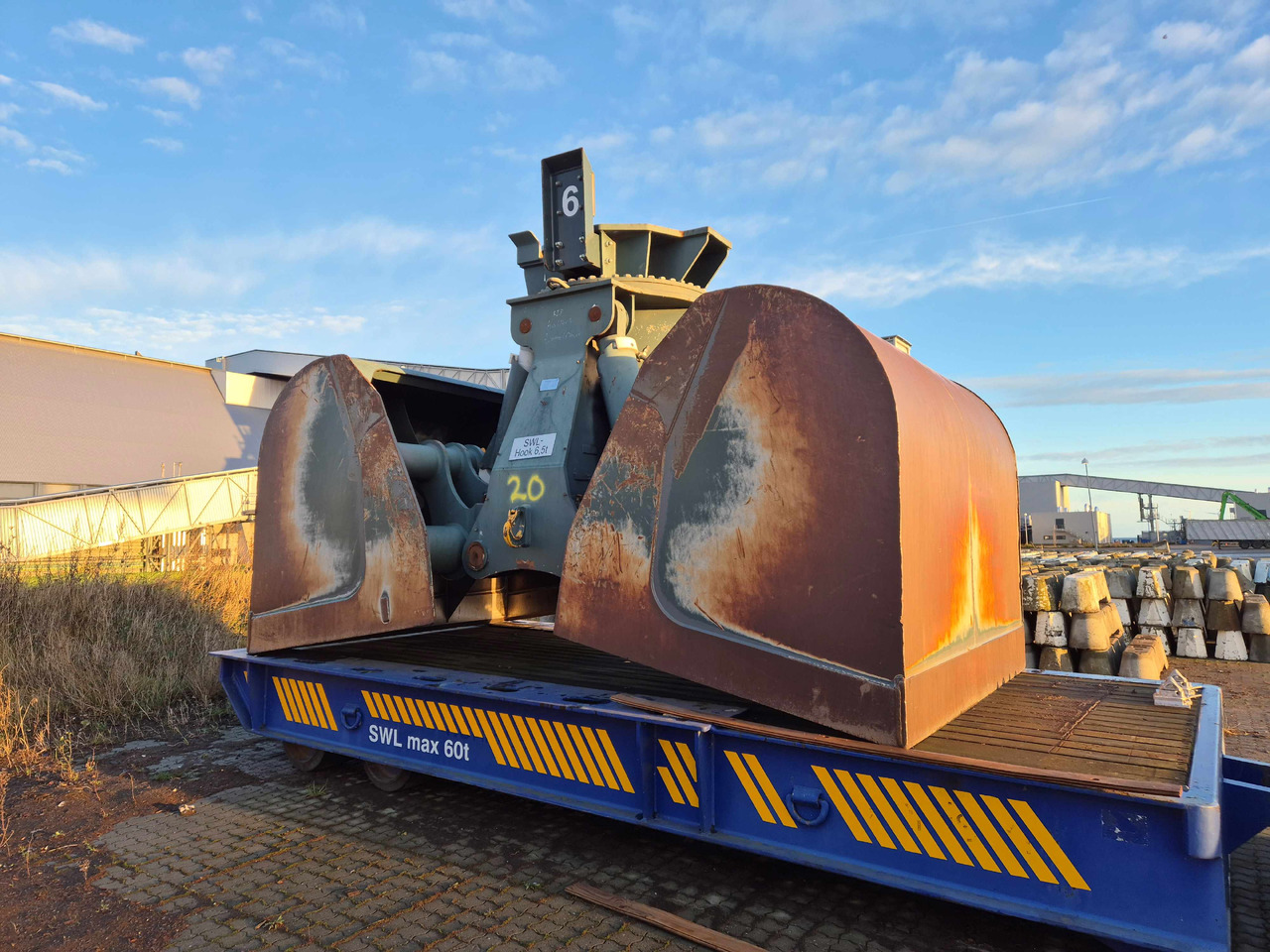 Peiner SMAG HZG.34-S - Cuchara de mordazas para Equipo portuario: foto 3 Peiner SMAG HZG.34-S - Cuchara de mordazas para Equipo portuario: foto 3