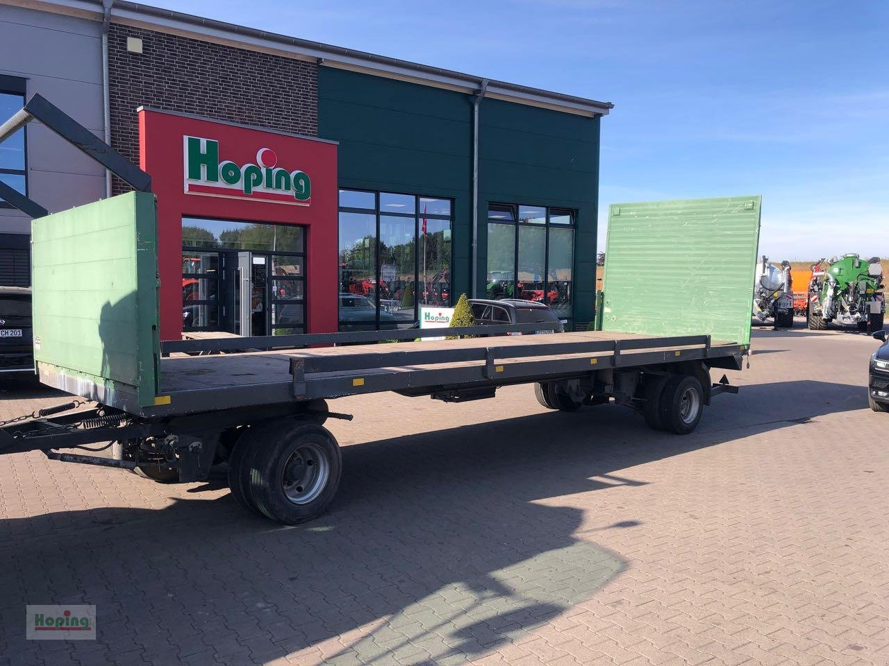 Remolque plataforma/ Caja abierta Goebel + Sohn GAK 16: foto 1