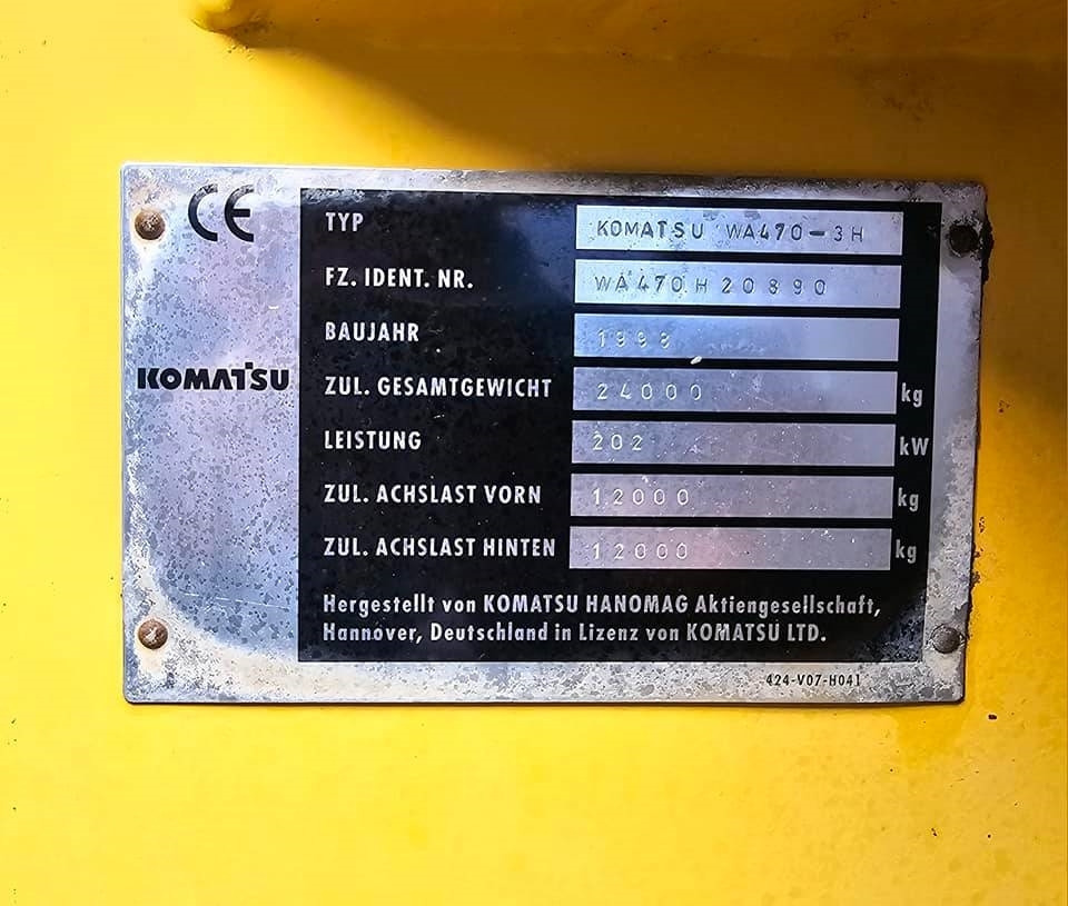 Leasing de Komatsu WA 470-3H  Komatsu WA 470-3H: foto 23
