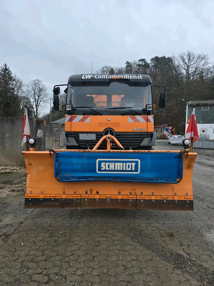 Mercedes-Benz Atego 1828 AK Absetzkipper Meiller Schmidt Schneepflug Küpper-Weisser Salzstreuer Allrad - Máquina quitanieve: foto 5 Mercedes-Benz Atego 1828 AK Absetzkipper Meiller Schmidt Schneepflug Küpper-Weisser Salzstreuer Allrad - Máquina quitanieve: foto 5