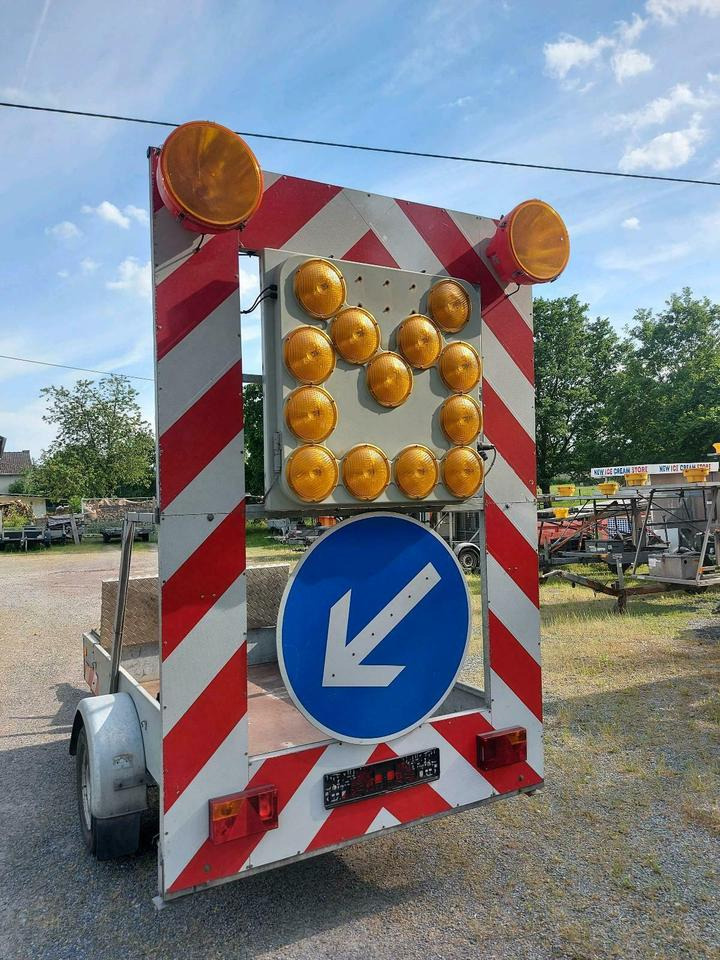 Remolque Trebbiner Absperrtafel Sperrwand Vz616 Nissen Horizont vz615: foto 8