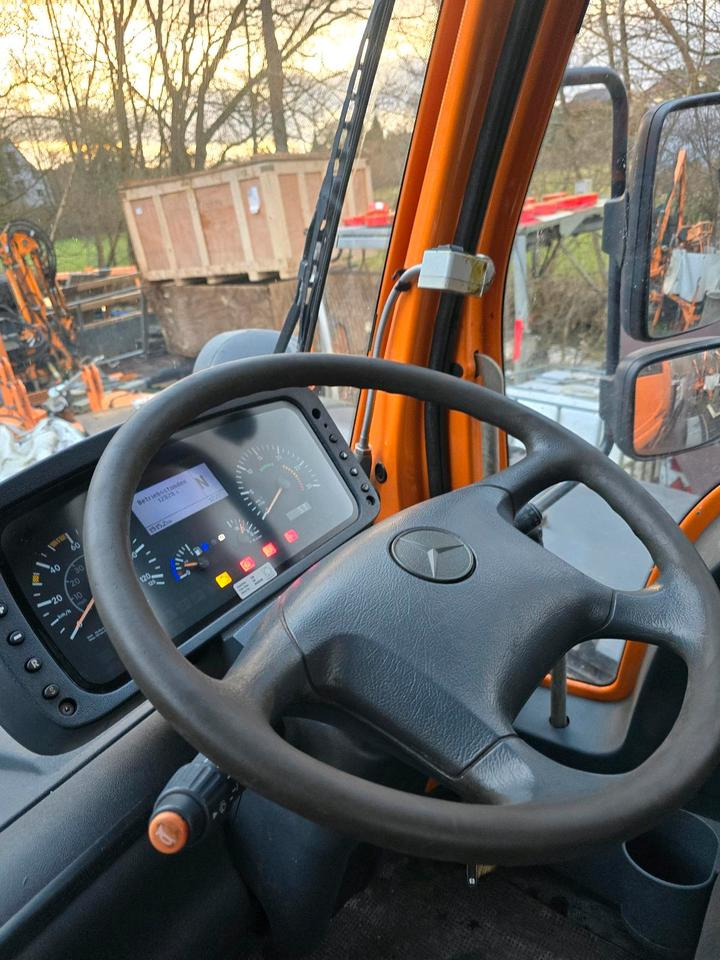 Camión volquete Unimog 405/12 U400 Bluetec 5 131000km  Mercedes-Benz Variopilot Hydrostat U300 500 U 400 Wechsellenkung: foto 8