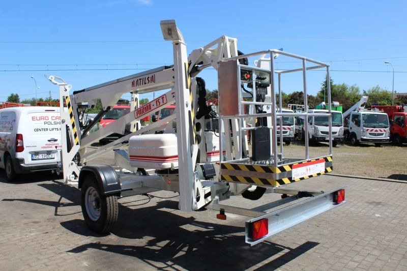 Matilsa Parma 15 T Nowy Podnośnik Koszowy Na Przyczepie przegubowo teleskopowy - Plataforma elevadora remolcable: foto 3 Matilsa Parma 15 T Nowy Podnośnik Koszowy Na Przyczepie przegubowo teleskopowy - Plataforma elevadora remolcable: foto 3