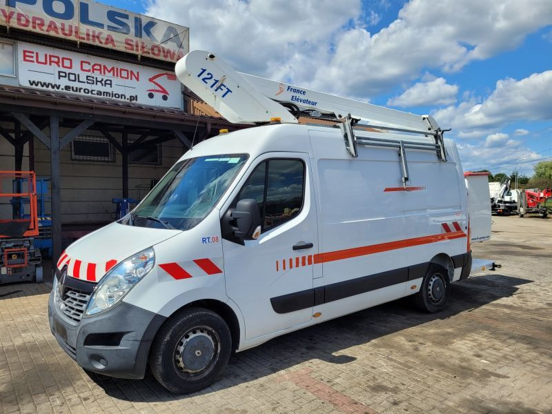 Renault Renault Master podnośnik koszowy 12 m France Elevateur 121 FT - Camión con plataforma elevadora: foto 1 Renault Renault Master podnośnik koszowy 12 m France Elevateur 121 FT - Camión con plataforma elevadora: foto 1