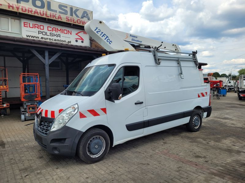 Renault Renault Master podnośnik koszowy 12 m France Elevateur 121 FTcc - Camión con plataforma elevadora: foto 1 Renault Renault Master podnośnik koszowy 12 m France Elevateur 121 FTcc - Camión con plataforma elevadora: foto 1