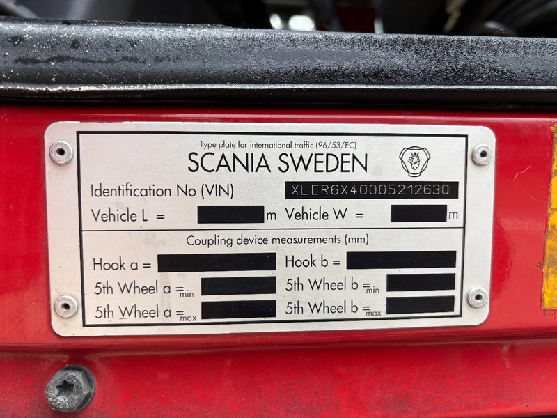 Cabeza tractora Scania R500 V8 / 6x4 / HANDGESCHAKELD / SCHUIFSCHOTEL / HYDRAULIEK / RETARDER /: foto 9