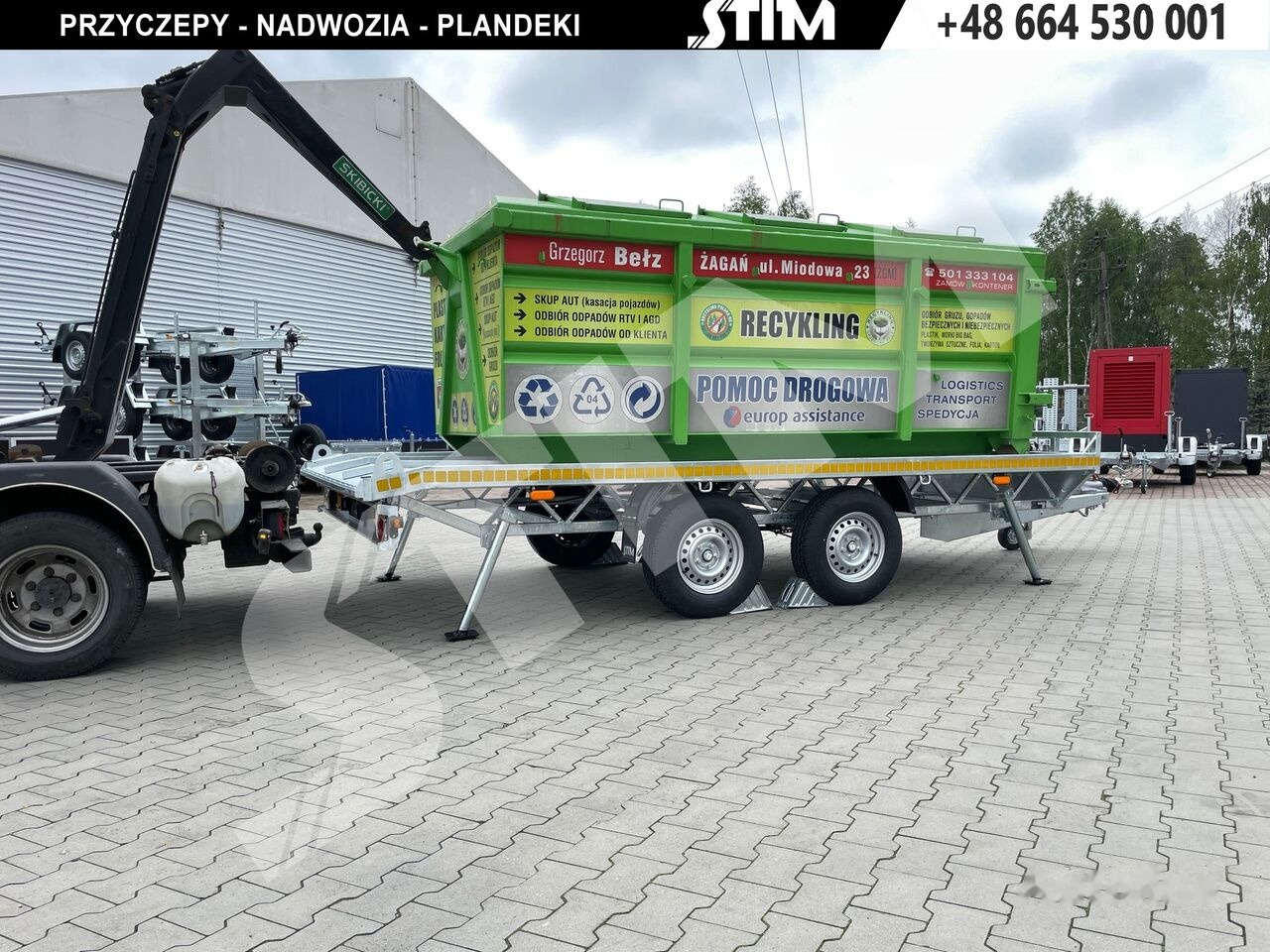 Stim S22-35/4323KP-15 Platforma do przeowzu kontenerów typu KP - Remolque plataforma/ Caja abierta: foto 3 Stim S22-35/4323KP-15 Platforma do przeowzu kontenerów typu KP - Remolque plataforma/ Caja abierta: foto 3