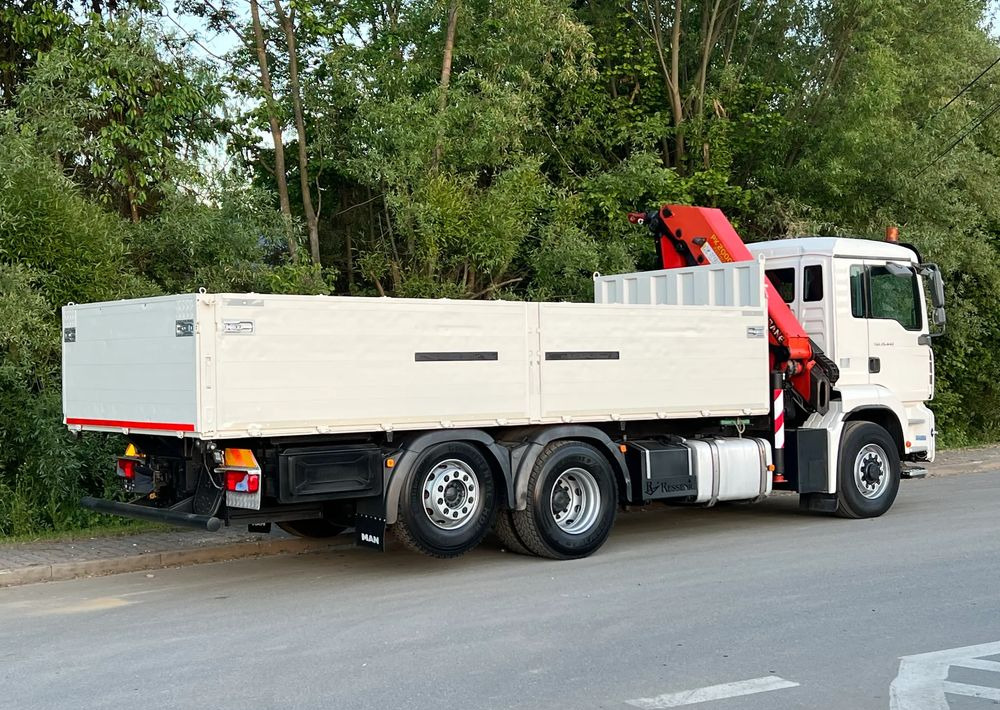 Camión grúa, Camión caja abierta MAN * TGA 26-440 * 4x6 Hydrodrive * HDS Palfinger PK 20002 * Bardzo Dobry Stan: foto 8