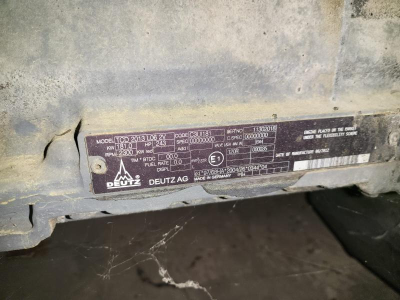 Deutz TCD 2013 L06 2V 243 HP - Motor para Maquinaria de construcción: foto 4 Deutz TCD 2013 L06 2V 243 HP - Motor para Maquinaria de construcción: foto 4