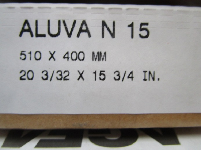 Piezas de recambio para Máquina de impresión 450 x NEUE DRUCKPLATTEN ALUVA N 15 NEGATIVE PLATE (510 x 400 mm): foto 7