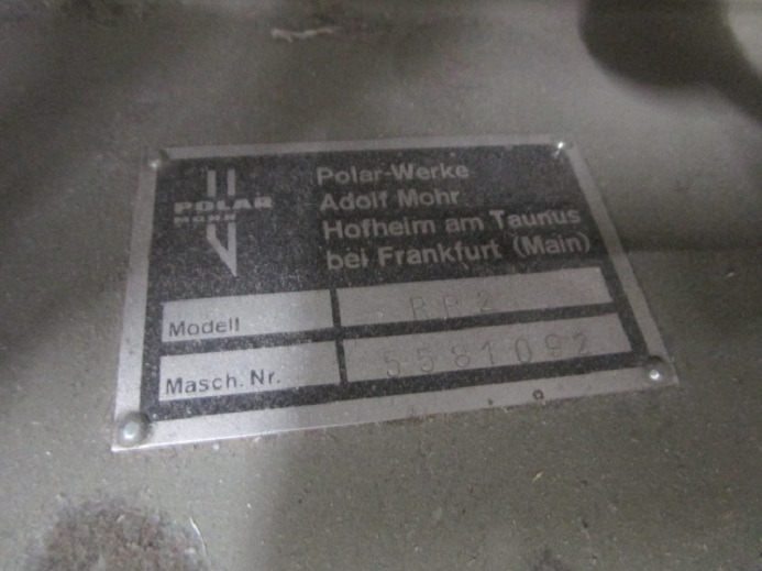 RÜTTLER POLAR RB2 - Máquina de impresión: foto 4 RÜTTLER POLAR RB2 - Máquina de impresión: foto 4