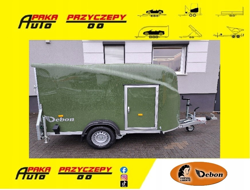 PRZYCZEPA CARGO FURGON DMC 1300 KG, dł. 300 cm x szer. 150 cm x wys. 170 cm / CARGO Van Trailer DMC 1300 KG, length 300 cm x width 150 cm x height 170 cm - Remolque caja cerrada: foto 1 PRZYCZEPA CARGO FURGON DMC 1300 KG, dł. 300 cm x szer. 150 cm x wys. 170 cm / CARGO Van Trailer DMC 1300 KG, length 300 cm x width 150 cm x height 170 cm - Remolque caja cerrada: foto 1