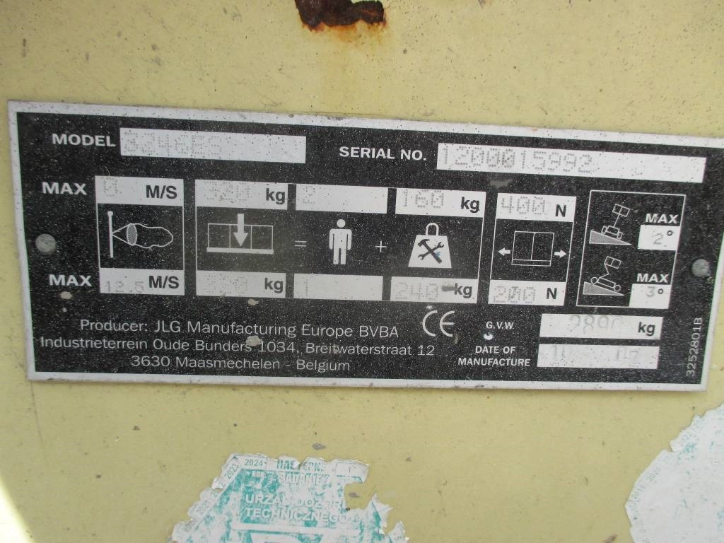 Plataforma de tijeras JLG 3246 ES: foto 9