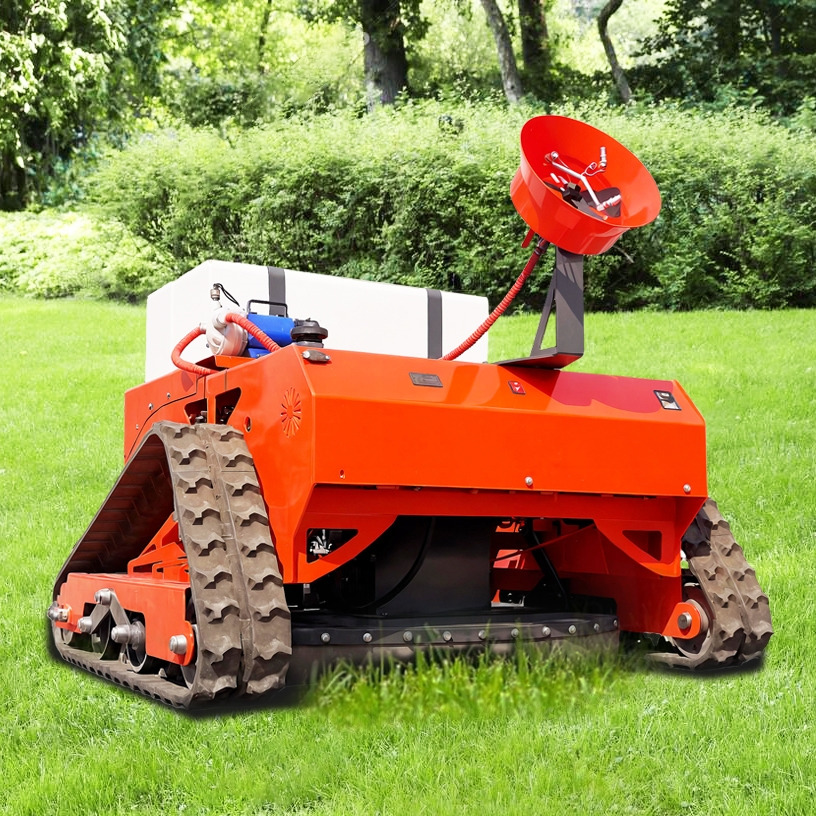 LEZUM LD1000 Electric Remote Control Multi-Function Lawn Mower All-Terrain Agricultural Sprayers Pesticide Spraying Mower Gas Gasoline Track Crawler Lawn Mower - Segadora: foto 5 LEZUM LD1000 Electric Remote Control Multi-Function Lawn Mower All-Terrain Agricultural Sprayers Pesticide Spraying Mower Gas Gasoline Track Crawler Lawn Mower - Segadora: foto 5