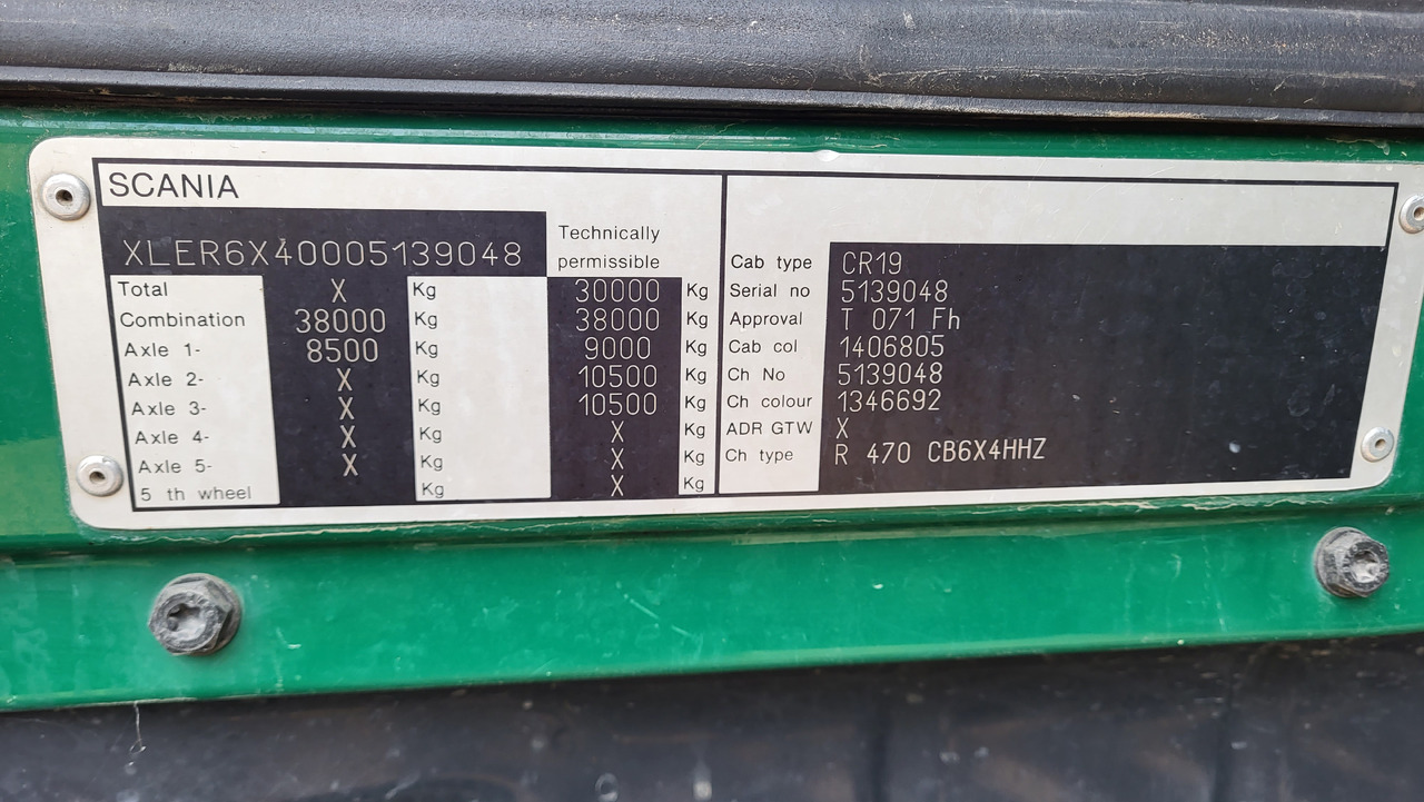 Leasing de SCANIA R 470 6X4 SCANIA R 470 6X4: foto 22 Leasing de SCANIA R 470 6X4 SCANIA R 470 6X4: foto 22