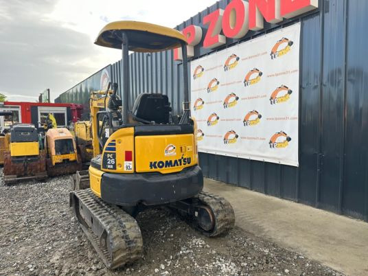 Komatsu PC26MR-3  à 19900€ HT - Miniexcavadora: foto 4 Komatsu PC26MR-3  à 19900€ HT - Miniexcavadora: foto 4