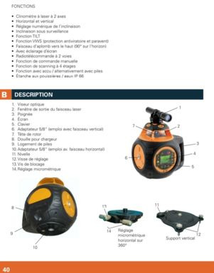 Niveau laser rotatif automatique GEO FENNEL - Equipo de construcción: foto 5 Niveau laser rotatif automatique GEO FENNEL - Equipo de construcción: foto 5