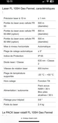 Niveau laser rotatif automatique horizontal GEO FENNEL - Equipo de construcción: foto 4 Niveau laser rotatif automatique horizontal GEO FENNEL - Equipo de construcción: foto 4