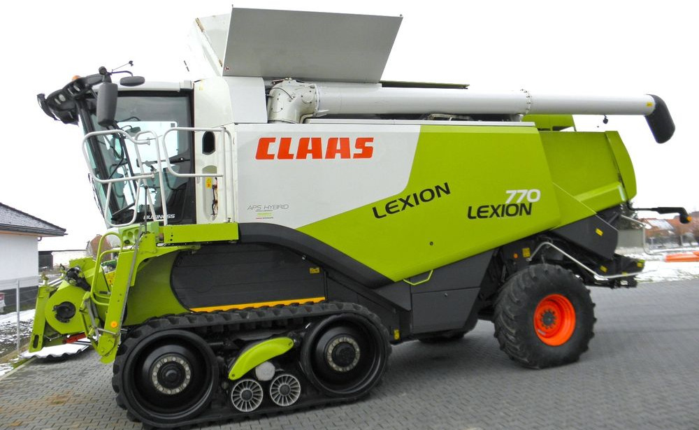 Claas Lexion 770 Terra Trac Heder V10,5, Najbogatsza Wersja, Nie Malowany, Stan Bardzo Dobry - Cosechadora de granos: foto 1 Claas Lexion 770 Terra Trac Heder V10,5, Najbogatsza Wersja, Nie Malowany, Stan Bardzo Dobry - Cosechadora de granos: foto 1