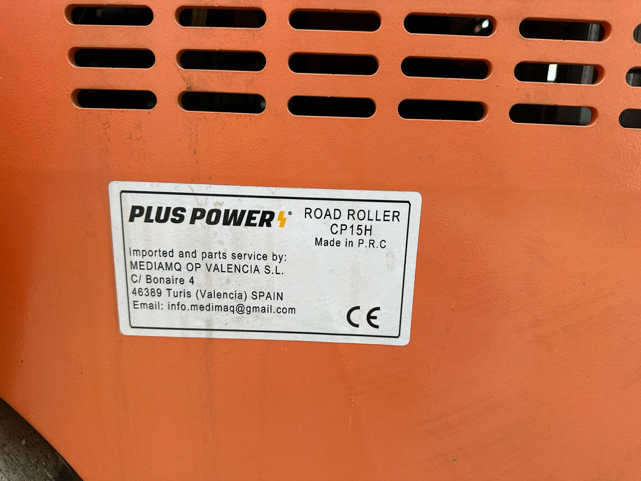 Rodillo PLUS POWER CP15H VIBROCOMPACTOR CYLINDER: foto 6 Rodillo PLUS POWER CP15H VIBROCOMPACTOR CYLINDER: foto 6
