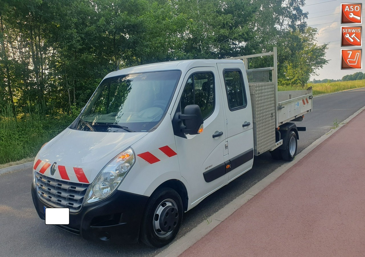 Renault Master kiper*wywrot* 7-osobowy * doka * brygadówka *bliźniaki* - Furgoneta basculante: foto 1 Renault Master kiper*wywrot* 7-osobowy * doka * brygadówka *bliźniaki* - Furgoneta basculante: foto 1