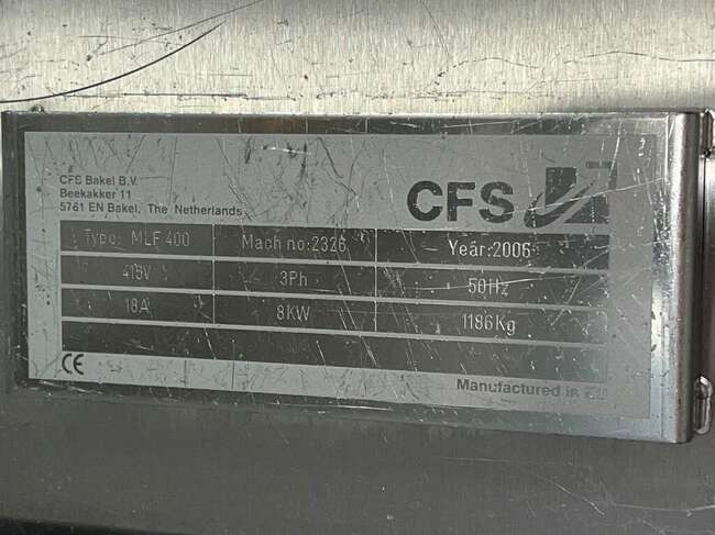 Maquinaria de alimentación CFS MultiFormer MLF400: foto 7