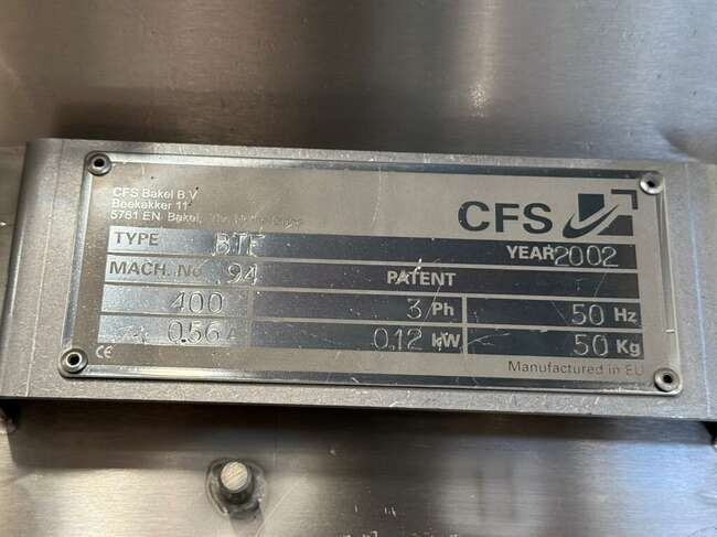 Maquinaria de alimentación CFS Wetcoater + batter filter WTC600: foto 8