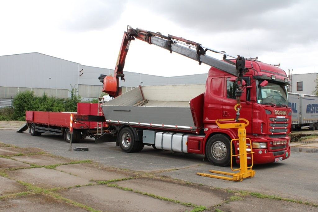 SCANIA R480 PALFINGER PK16000, EURO 5, CRANE FORKS - Camión volquete, Camión grúa: foto 2 SCANIA R480 PALFINGER PK16000, EURO 5, CRANE FORKS - Camión volquete, Camión grúa: foto 2