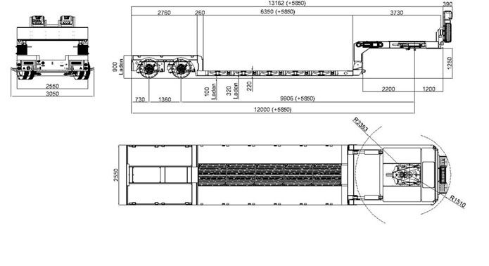 YALCIN EXTRA SURBAISSEE 2 ESSIEUX - Semirremolque góndola rebajadas: foto 4 YALCIN EXTRA SURBAISSEE 2 ESSIEUX - Semirremolque góndola rebajadas: foto 4