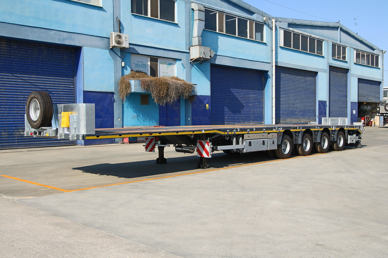 YALCIN PLATEAU 4 ESSIEUX EXTENSIBLE - Semirremolque plataforma/ Caja abierta: foto 2 YALCIN PLATEAU 4 ESSIEUX EXTENSIBLE - Semirremolque plataforma/ Caja abierta: foto 2