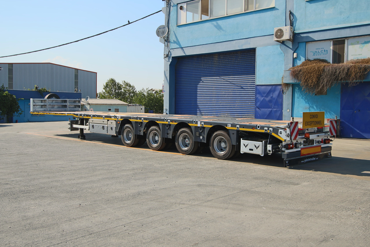 YALCIN PLATEAU 4 ESSIEUX EXTENSIBLE - Semirremolque plataforma/ Caja abierta: foto 4 YALCIN PLATEAU 4 ESSIEUX EXTENSIBLE - Semirremolque plataforma/ Caja abierta: foto 4