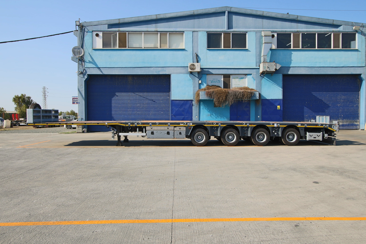 YALCIN PLATEAU 4 ESSIEUX EXTENSIBLE - Semirremolque plataforma/ Caja abierta: foto 1 YALCIN PLATEAU 4 ESSIEUX EXTENSIBLE - Semirremolque plataforma/ Caja abierta: foto 1
