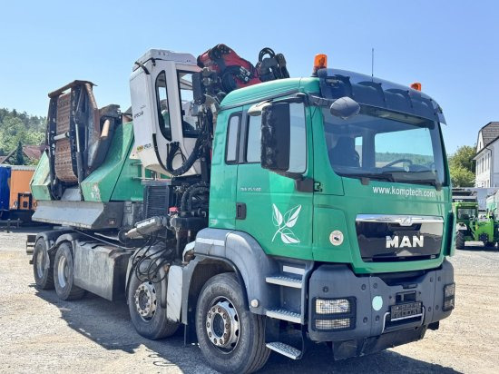 MAN TGS 35.540 8x4 mit Komptech-Zusatzeinheit - Maquinaria forestal, Camión: foto 5 MAN TGS 35.540 8x4 mit Komptech-Zusatzeinheit - Maquinaria forestal, Camión: foto 5