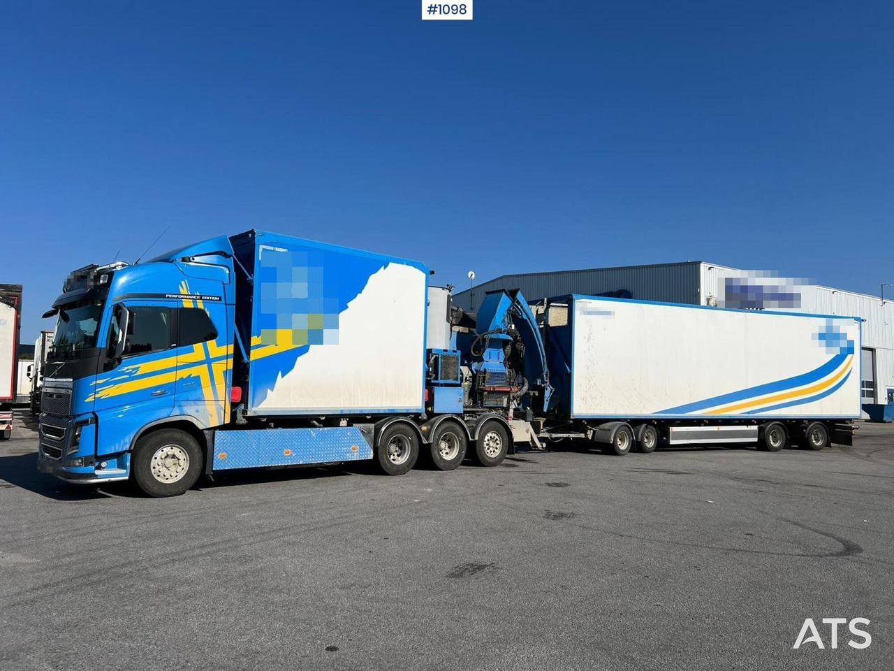 Trituradora de madera Volvo FH16 8*4 Flishugg: foto 8