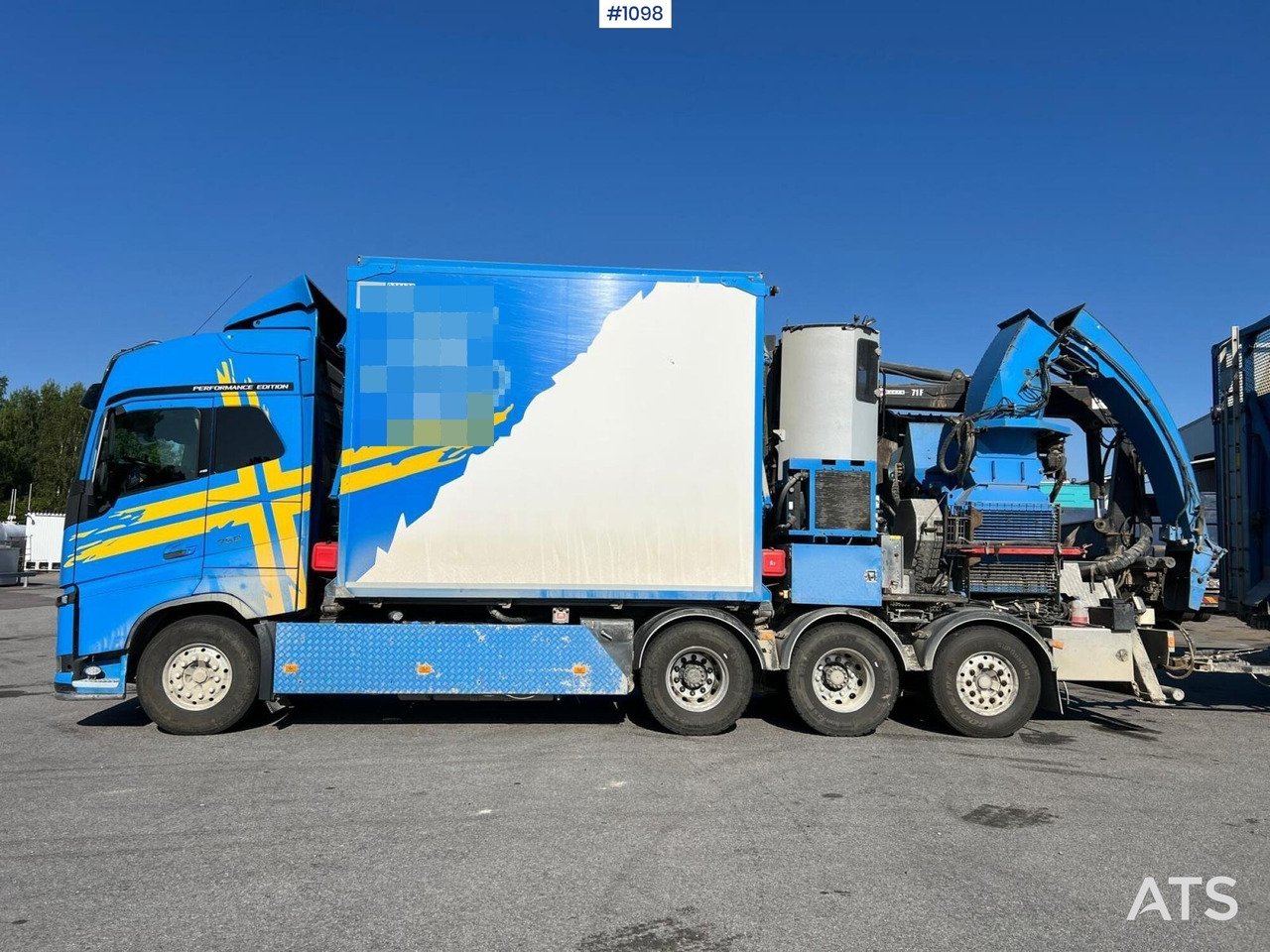 Trituradora de madera Volvo FH16 8*4 Flishugg: foto 14