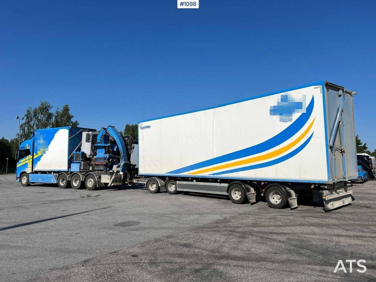 Trituradora de madera Volvo FH16 8*4 Flishugg: foto 7