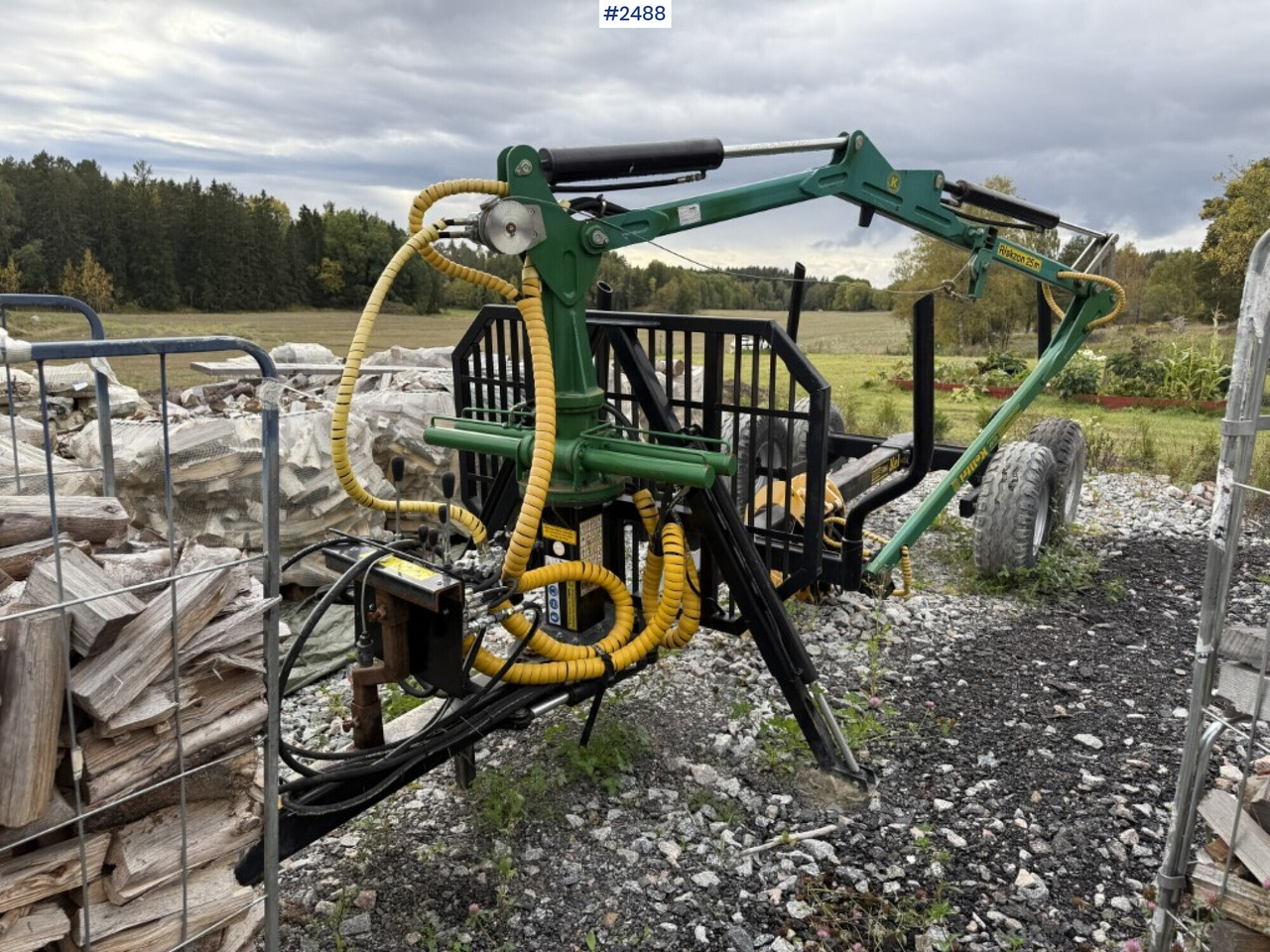 Forestry trailer Kellfri SV60 with crane - Maquinaria forestal: foto 1 Forestry trailer Kellfri SV60 with crane - Maquinaria forestal: foto 1